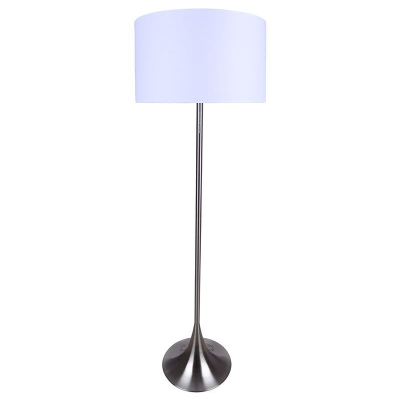 Canarm Clara 2 Light 61" Floor Lamp, Brushed Nickel