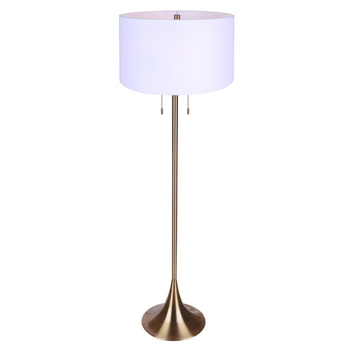 Canarm Clara 2 Light 61" Floor Lamp, Gold - IFL2122B61GD