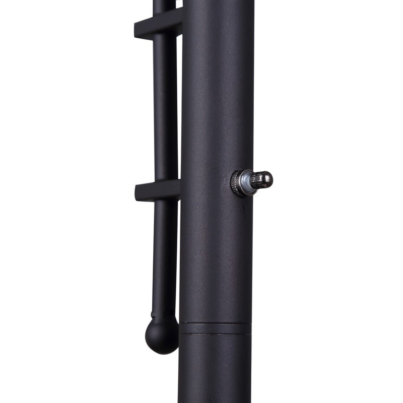 Canarm Eli 2 Light 72" Floor Lamp, Oil Rubbed Bronze/Amber