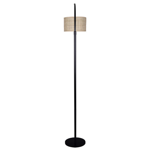 Canarm Merritt 1 Light 81.75" Floor Lamp, Matte Black