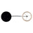 Canarm Merritt 1 Light 81.75" Floor Lamp, Matte Black