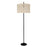 Canarm Merritt 1 Light 81.75" Floor Lamp, Matte Black