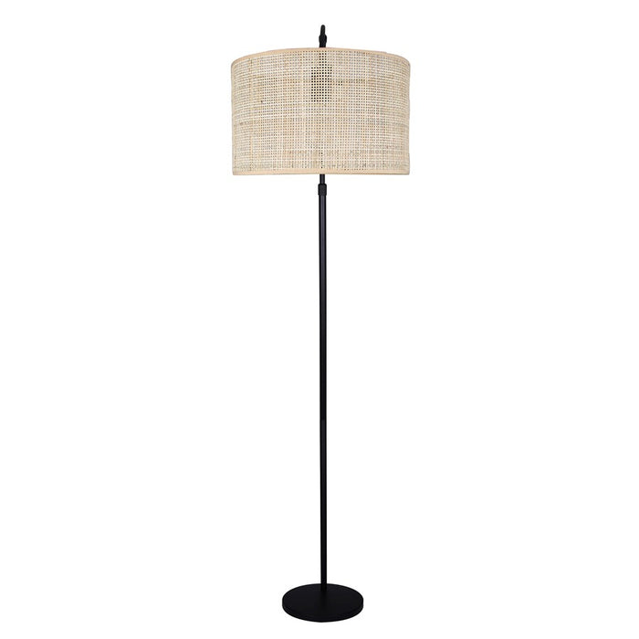 Canarm Merritt 1 Light 81.75" Floor Lamp, Matte Black