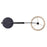 Canarm Merritt 1 Light 81.75" Floor Lamp, Matte Black