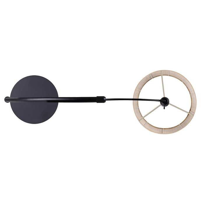 Canarm Merritt 1 Light 81.75" Floor Lamp, Matte Black