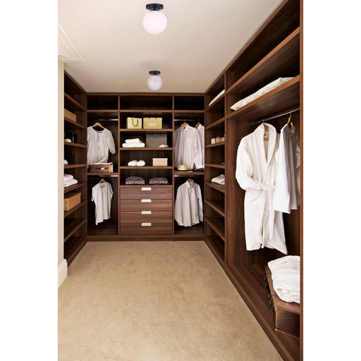 Canarm Camilo 1 Light 8" Flush Mount, Gold - IFM1029A08BK-FO