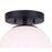 Canarm Camilo 1 Light 8" Flush Mount, Gold