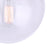 Canarm Camilo 1 Light 8" Flush Mount, Gold/Clear
