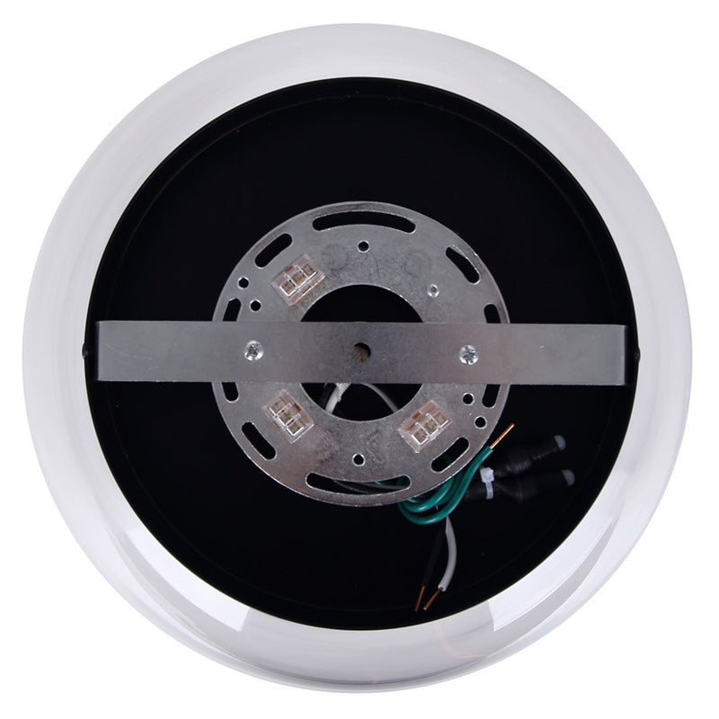 Canarm Pelia 11.88in 1-Light Flush Mount | Matte Black Steel and Clear/Opal Glass | Entryway & Hallway | 11.88 x 11.88 x 13 in | Model IFM1142A12BK
