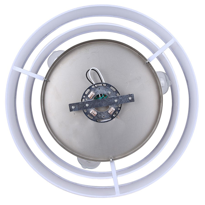Canarm Landra 3 Light 19" Flush Mount, Brushed Nickel