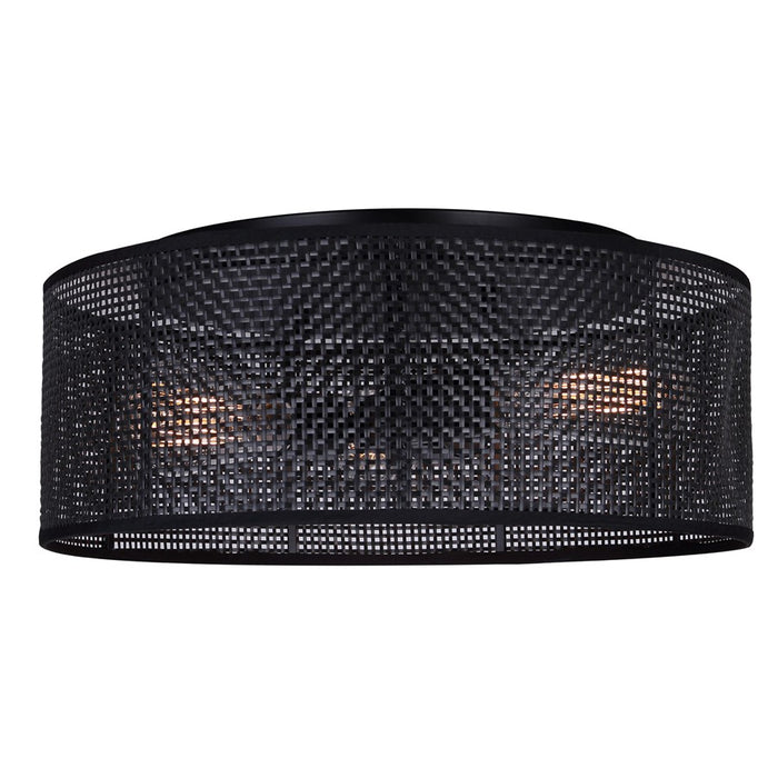 Canarm Bellamy 3 Light 16.25" Flush Mount/60W, Black - IFM1149A15BK
