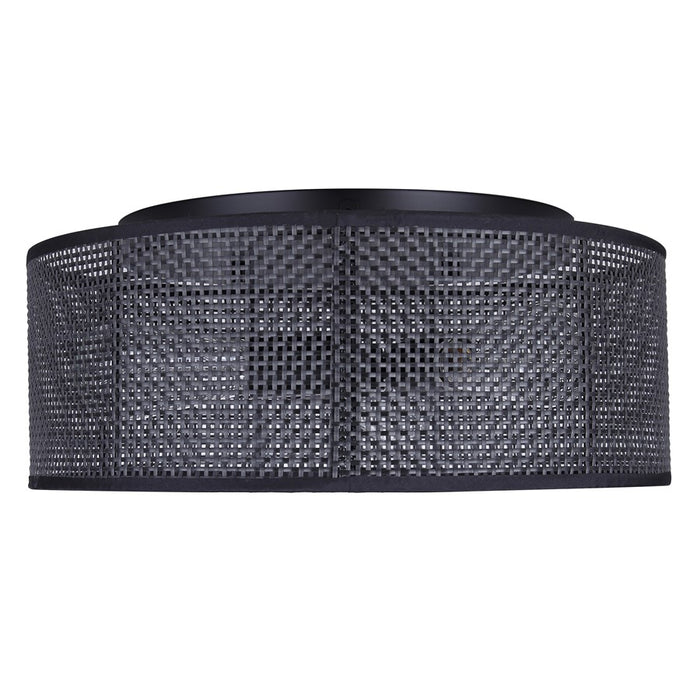 Canarm Bellamy 3 Light 16.25" Flush Mount/60W, Black