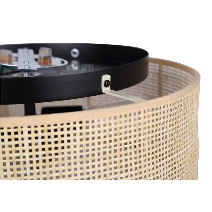 Canarm Bellamy 3 Light 16.25" Flush Mount, Black