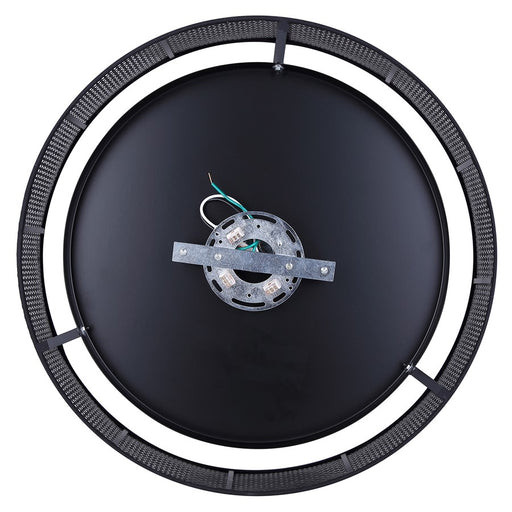 Canarm Bellamy 3 Light 19" Flush Mount, Mono Black