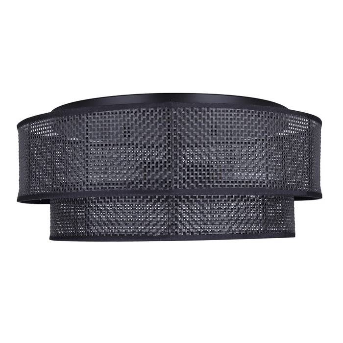 Canarm Bellamy 3 Light 19" Flush Mount, Mono Black