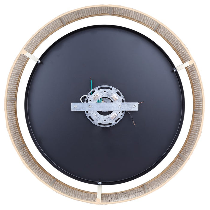 Canarm Bellamy 3 Light 19" Flush Mount, Black