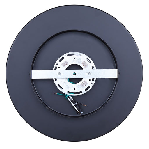 Canarm Daylon 1 Light 12.63" Flush Mount, Black