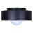 Canarm Daylon 1 Light 12.63" Flush Mount, Black
