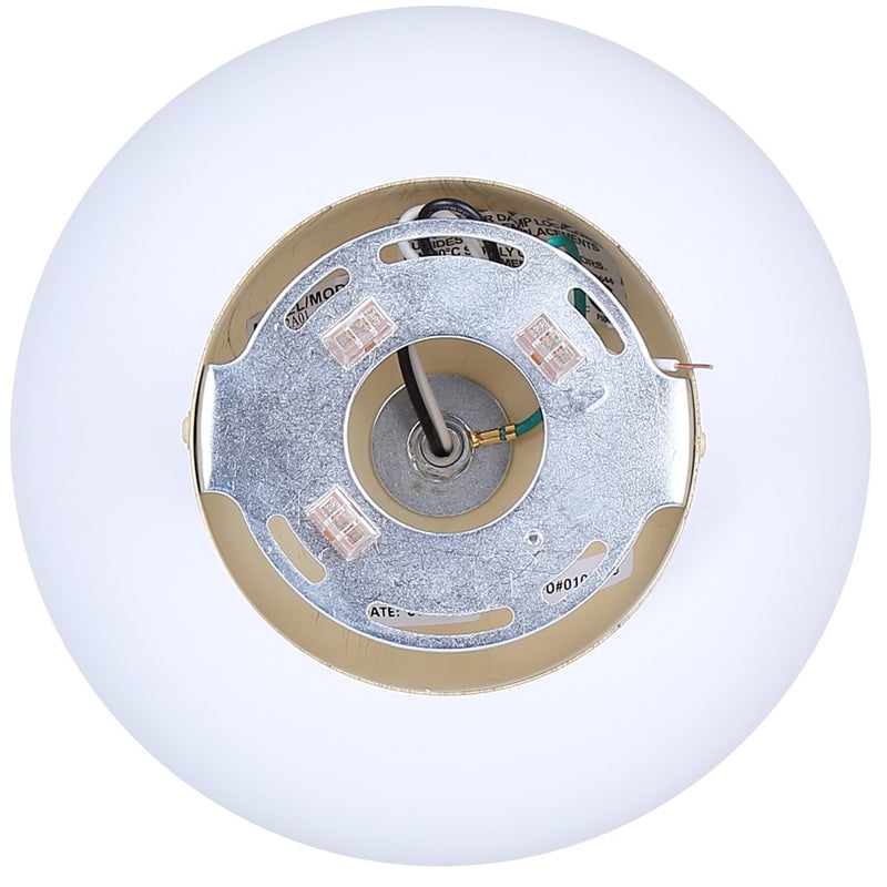 Canarm Caleb 1 Light 9" Flush Mount, Matte White