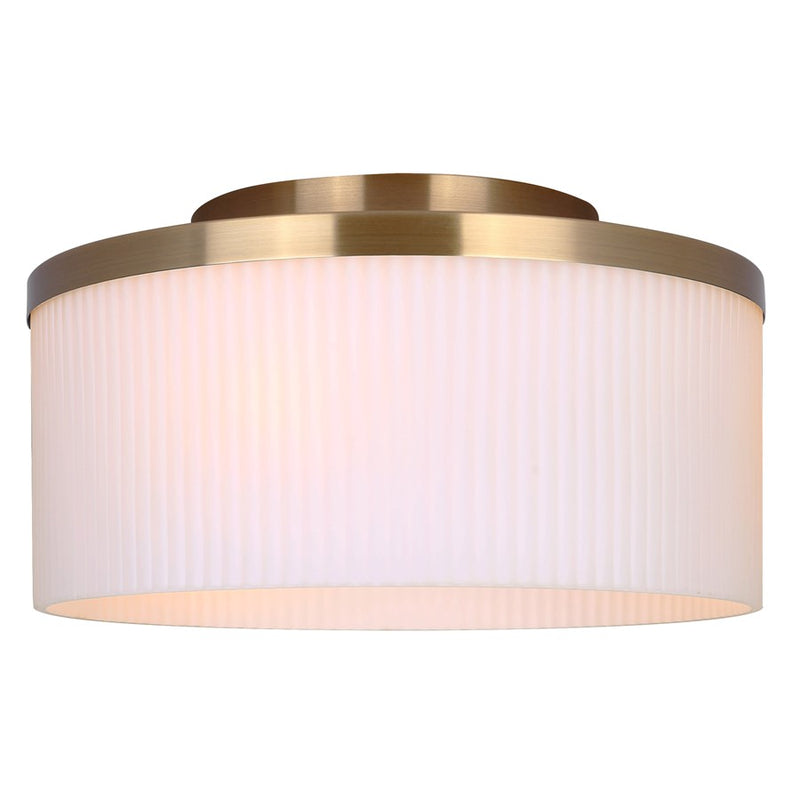 Canarm Kinslea 3 Light 14" Flush Mount, Gold