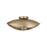 Canarm Maverick 1 Light Flush Mount, Antique Brass