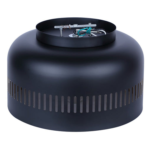 Canarm Miles Light 13" Flush Mount, Black