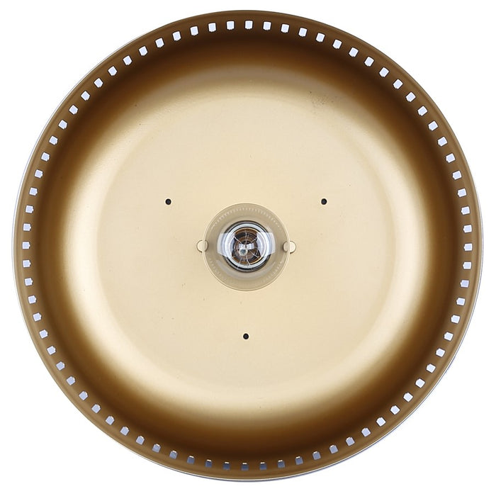 Canarm Miles Light 13" Flush Mount, Black
