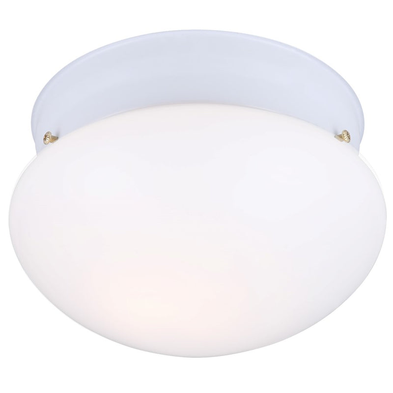 Canarm Madison 1 Light 7.5" Flush Mount, White