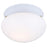 Canarm Madison 1 Light 7.5" Flush Mount, White - IFM13711