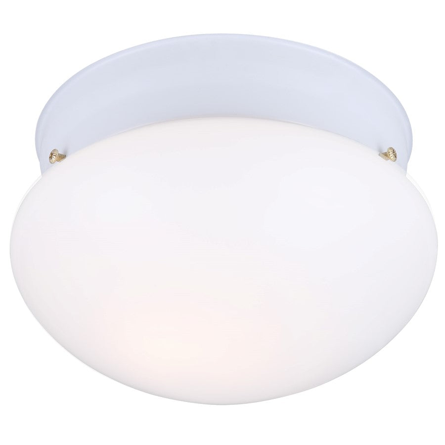 Canarm Madison 1 Light 7.5" Flush Mount, White - IFM13711