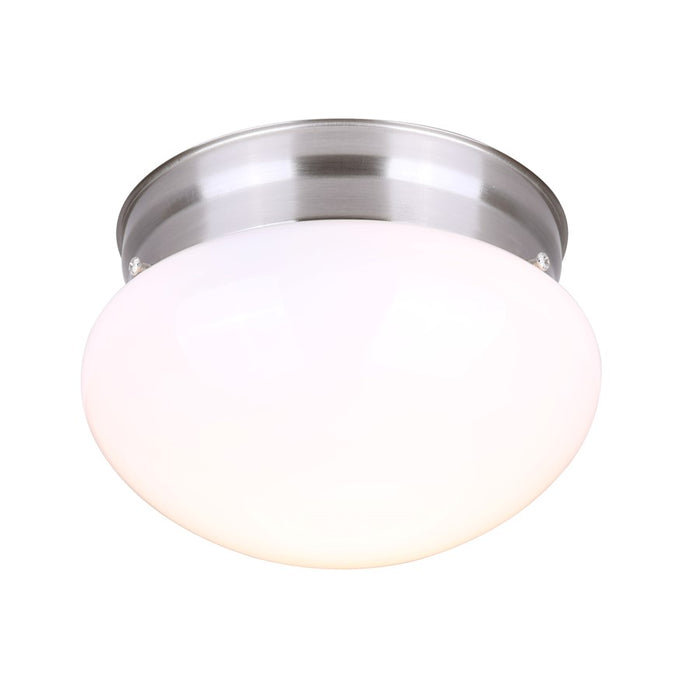 Canarm Madison 1 Light 7.25" Flush Mount, Brushed Nickel