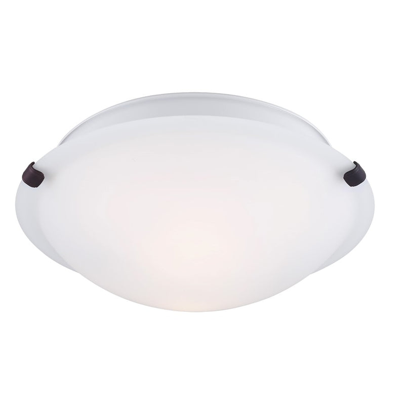 Canarm Madison 2 Light12" Flush Mount, Oil Rubbed Bronze