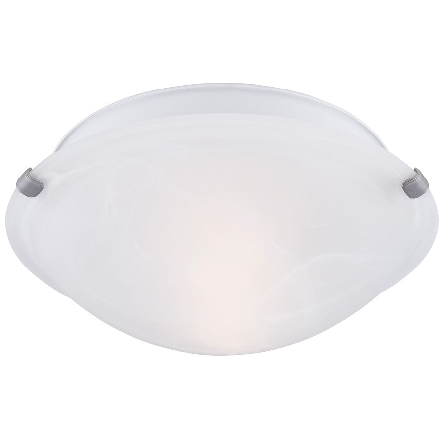 Canarm Madison 2 Light 12" Flush Mount, Brushed Pewter