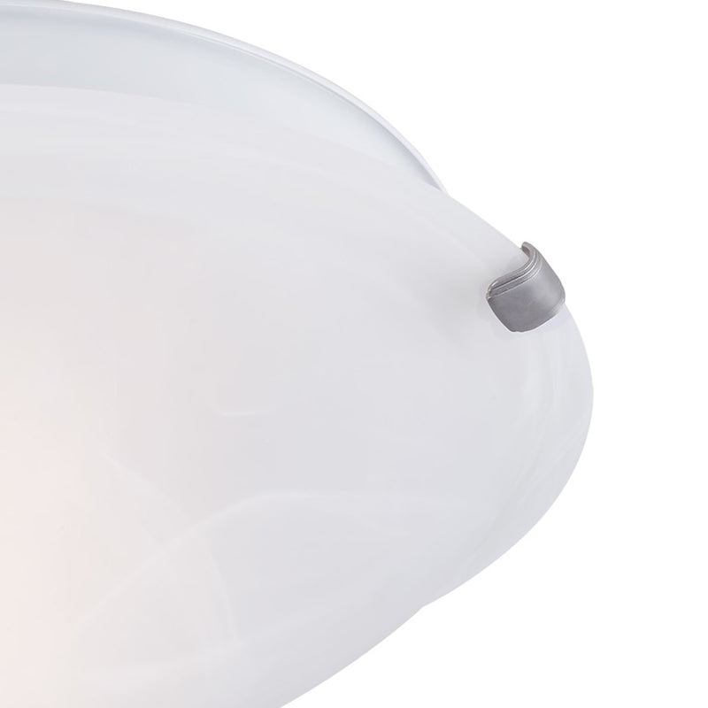 Canarm Madison 2 Light 12" Flush Mount, Brushed Pewter