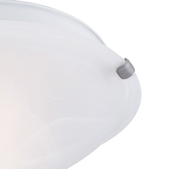 Canarm Madison 2 Light 12" Flush Mount, Brushed Pewter