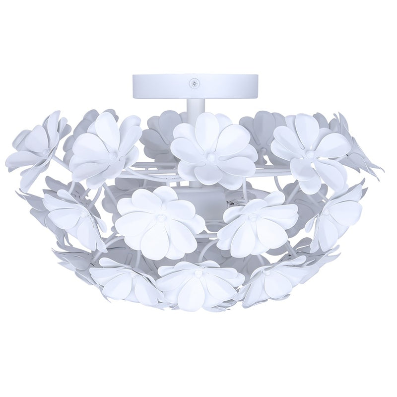 Canarm Cassia 2 Light 15" Flush Mount, White