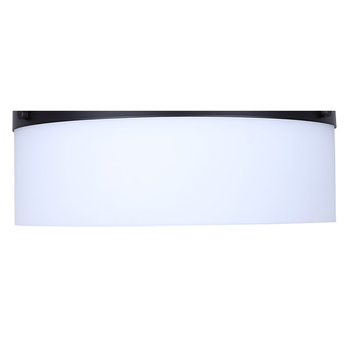 Canarm Malloy 2 Light 12.25" Flush Mount, Black