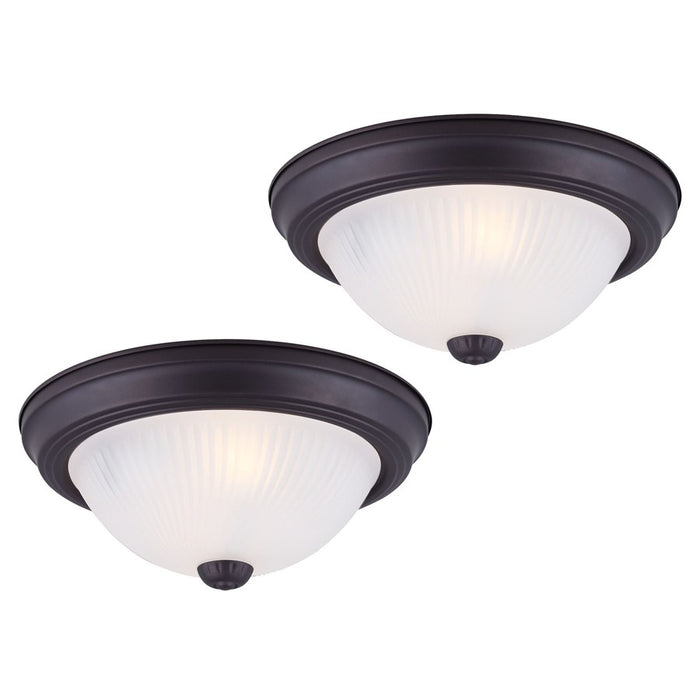 Canarm Madison 1 Light 11" Flush Mount, Polished Brass