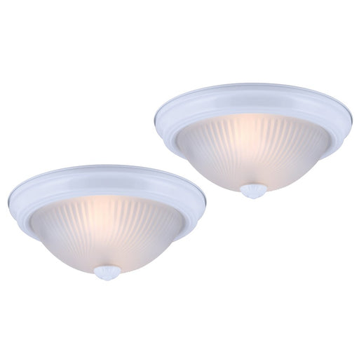 Canarm Madison 1 Light 11" Flush Mount/Twin Pack, White - IFM21111T