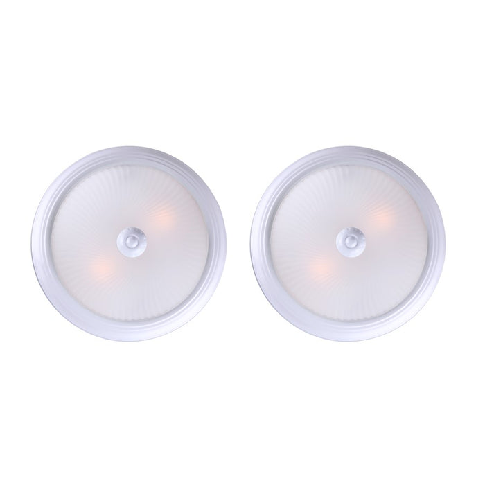 Canarm Madison 1 Light 11" Flush Mount/Twin Pack, White