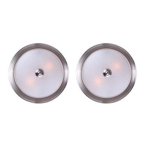 Canarm Madison 1 Light 11" Flush Mount, Brushed Pewter