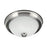 Canarm Madison 1 Light 11" Flush Mount, Brushed Pewter
