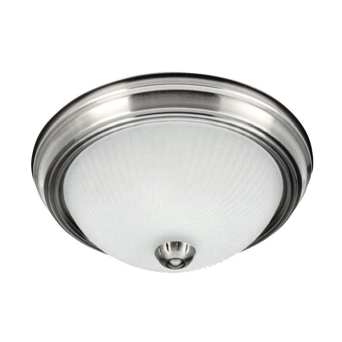 Canarm Madison 1 Light 11" Flush Mount, Brushed Pewter