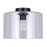 Canarm Sklo 1 Light 12" Flush Mount, Matte Black