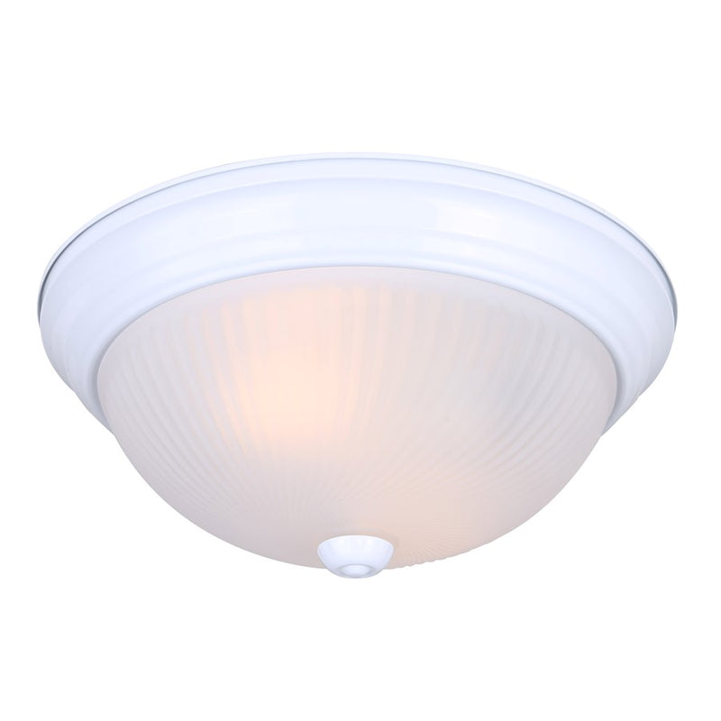 Canarm Madison 2 Light 14.5" Flush Mount, White