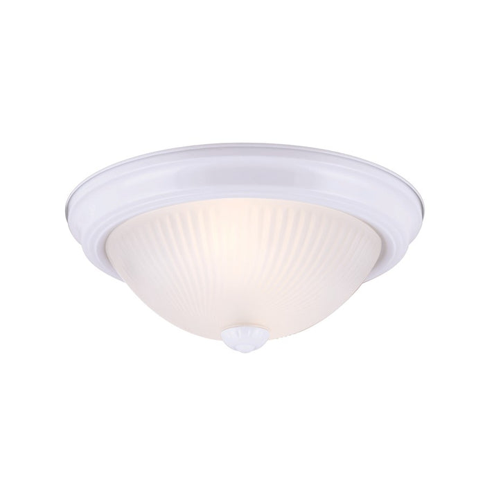 Canarm Madison 2 Light 14.5" Flush Mount, White