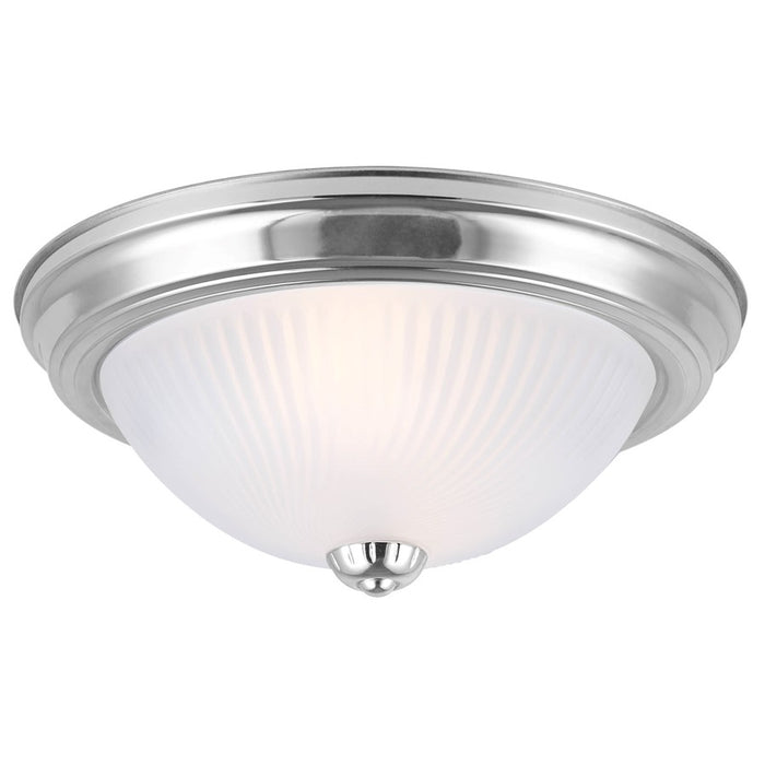Canarm Madison 2 Light 13" Flush Mount, Brushed Pewter