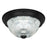 Canarm Madison 2 Light 13" Flush Mount, Matte Black Tropical - IFM213MBK-RGC