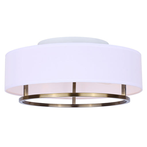 Canarm Bonnie 2 Light 15" Flush Mount, Gold - IFM2191B15GD