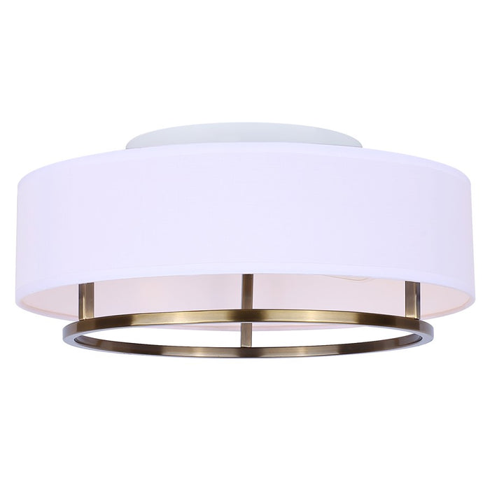 Canarm Bonnie 2 Light 15" Flush Mount, Gold - IFM2191B15GD